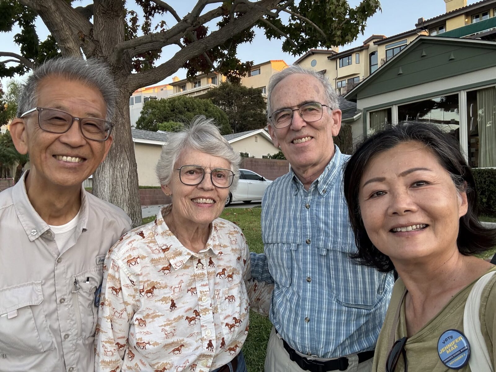 Jennifer Mak with Dr. Harpole and her husband
