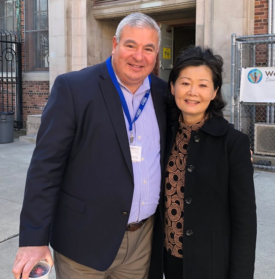 Dr. Michael Romero with Jennifer Mak