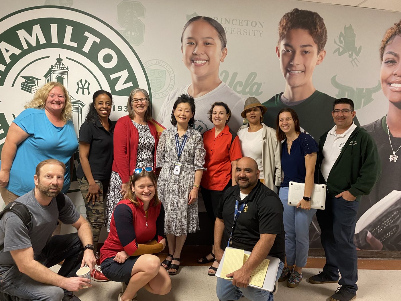 Jennifer with the Hamilton Community of Schools team